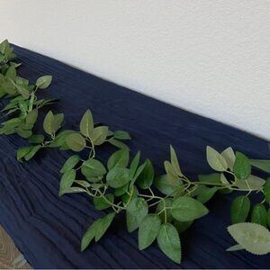 5 count - 6.5 feet Rose Leaf Garlands Wedding Vines Greenery ~ New